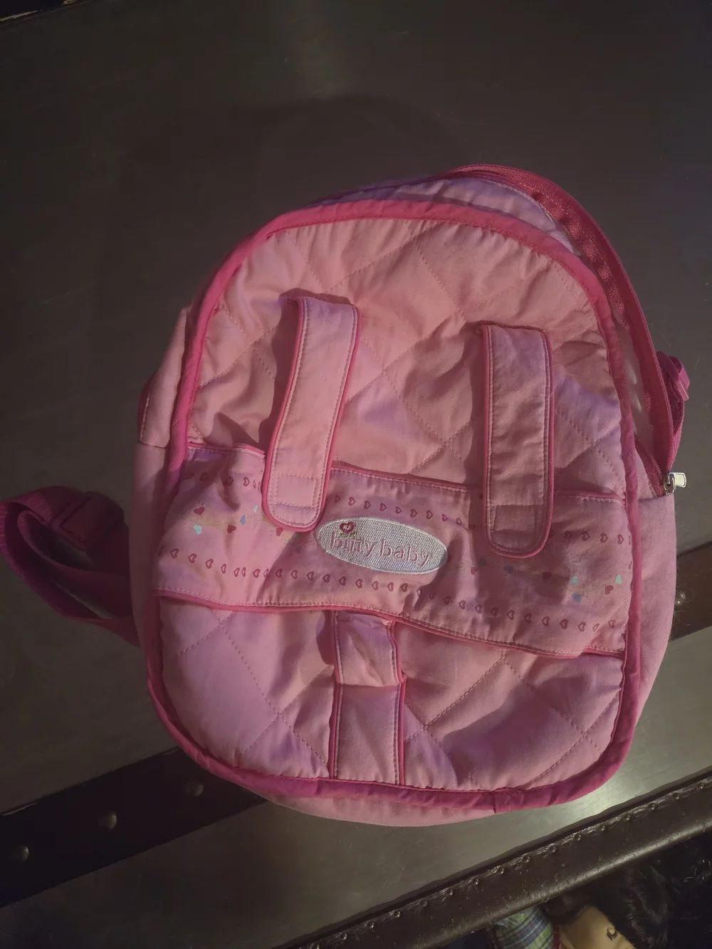 American Girl Pink Quilted Kids Backpack